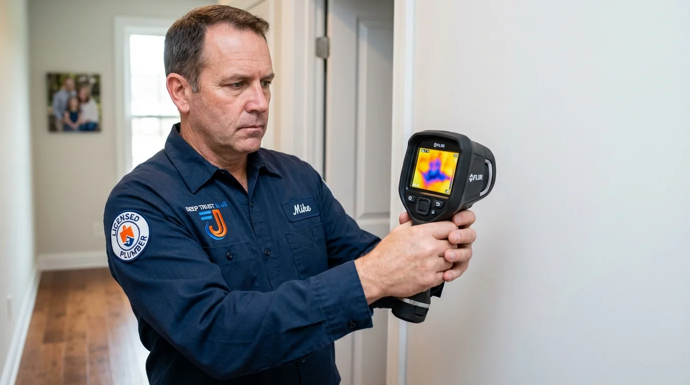Thermal imaging leak detection by Johns Plumbing LLC in Tieton